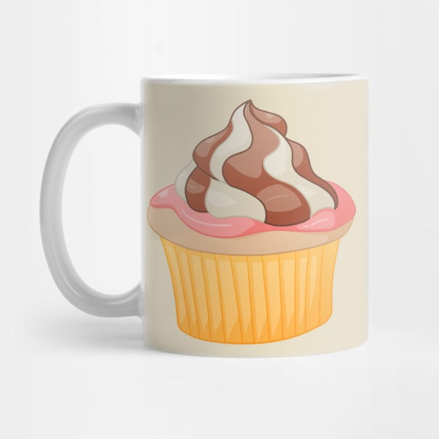 Swirl Cupcake by nickelcurry